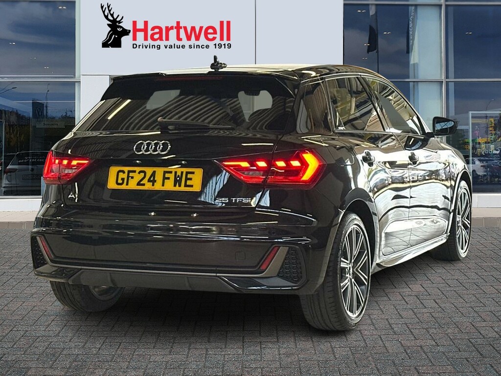 Audi A1 1.0 Tfsi 25 S Line Sportback S Tronic E GF24FWE Black #3
