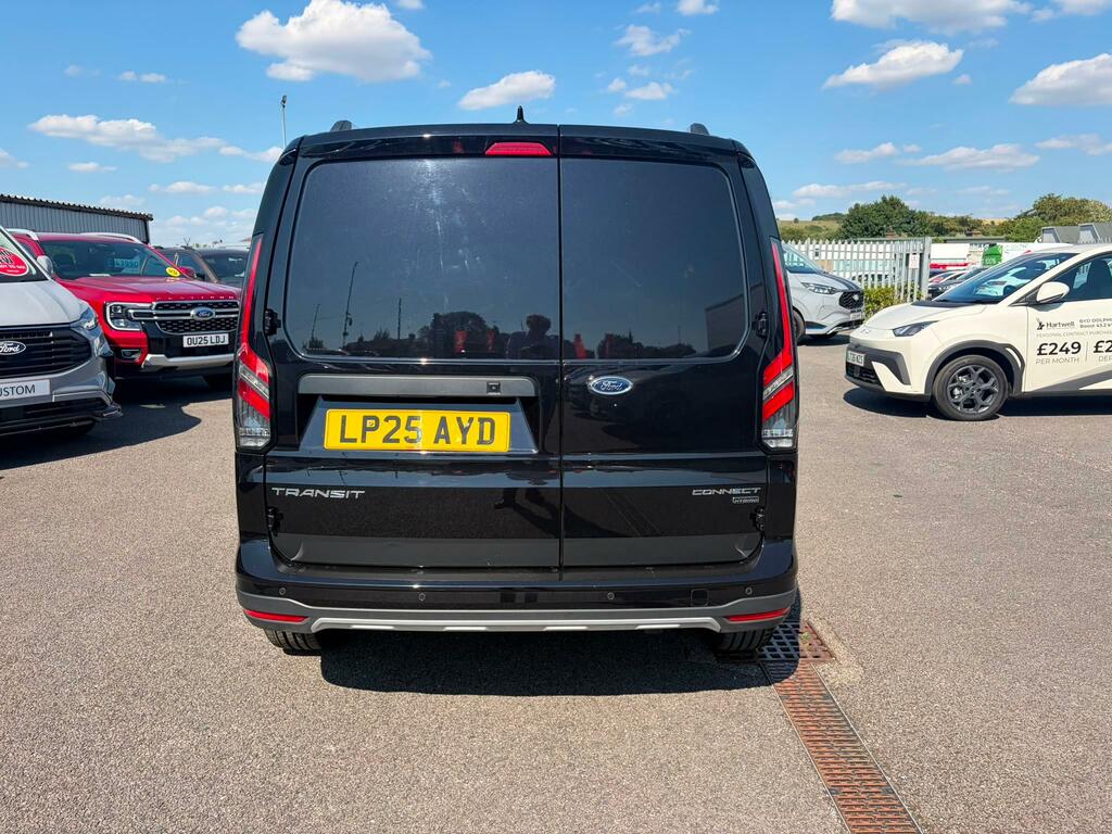 Ford Transit Connect 1.5 240 Ecoboost Active Flexcab Crew Van Double Ca LP25AYD Black #6