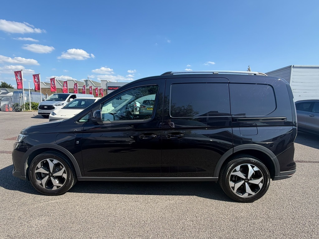 Ford Transit Connect 1.5 240 Ecoboost Active Flexcab Crew Van Double Ca LP25AYD Black #4