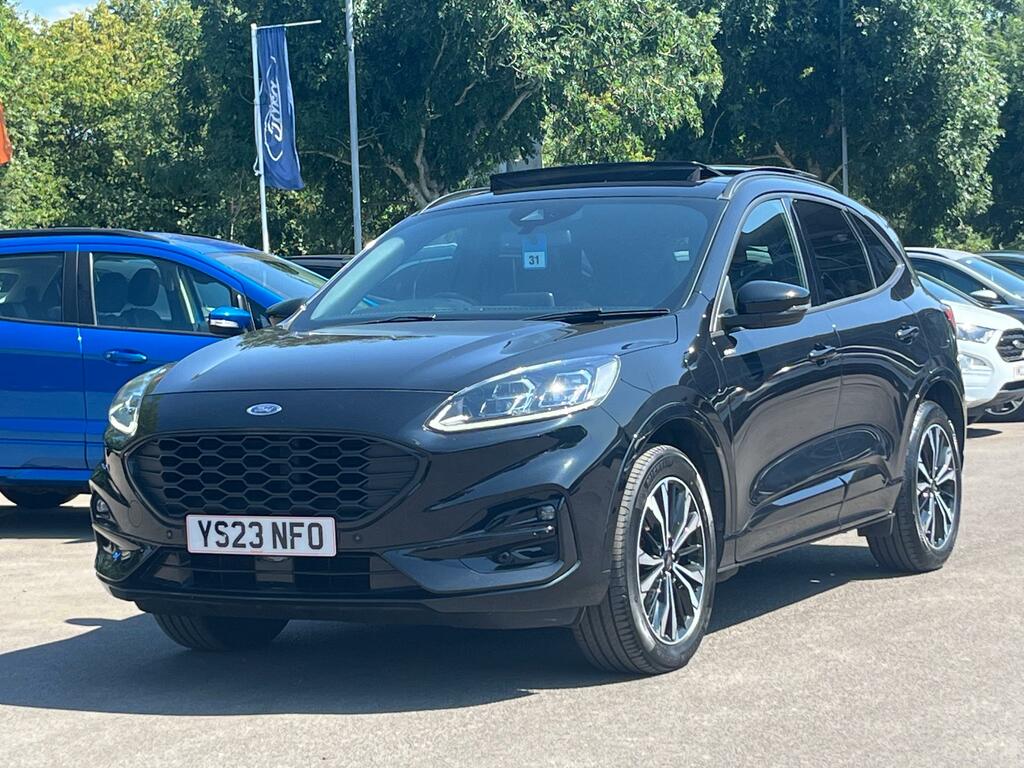 Ford Kuga 2.5 Ecoboost Duratec 14.4Kwh St-line X Suv Pet YS23NFO Black #5