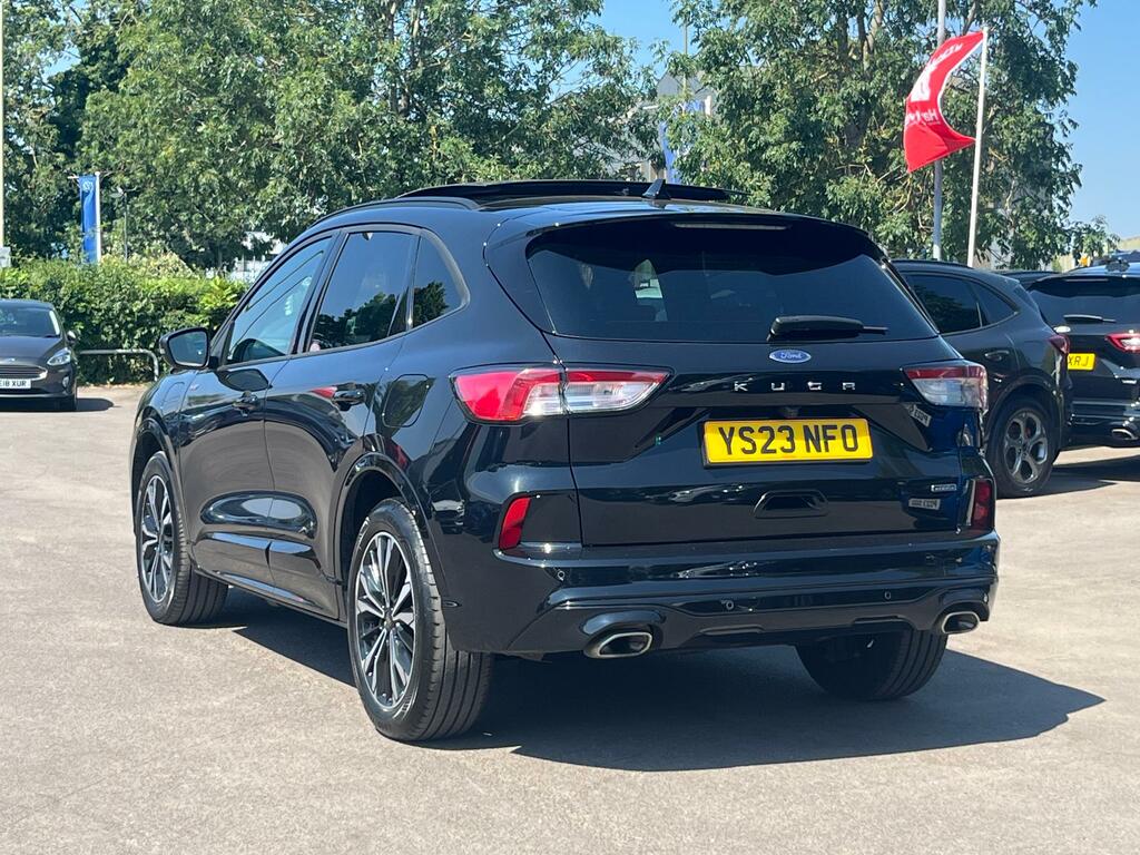 Ford Kuga 2.5 Ecoboost Duratec 14.4Kwh St-line X Suv Pet YS23NFO Black #4