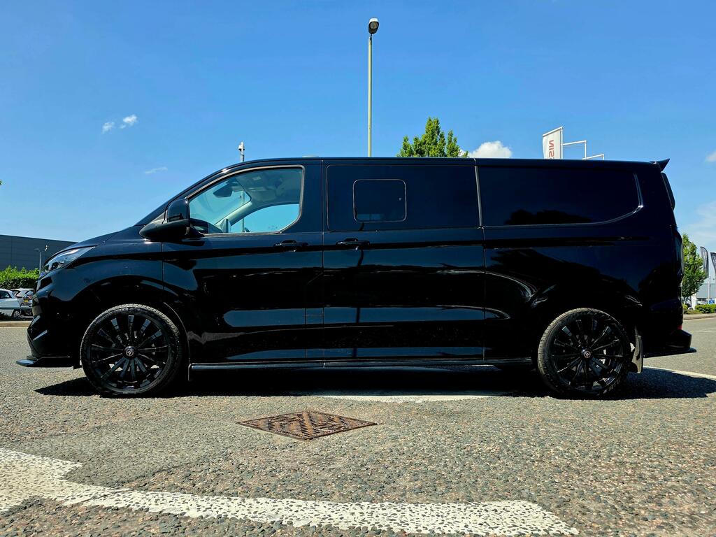 Ford Transit Custom 320 L2 5 Seat Double Cab Obsidian 2.0 Ecoblue 170P OW75TNO Black #5