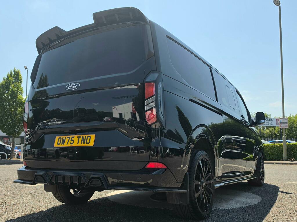 Ford Transit Custom 320 L2 5 Seat Double Cab Obsidian 2.0 Ecoblue 170P OW75TNO Black #6