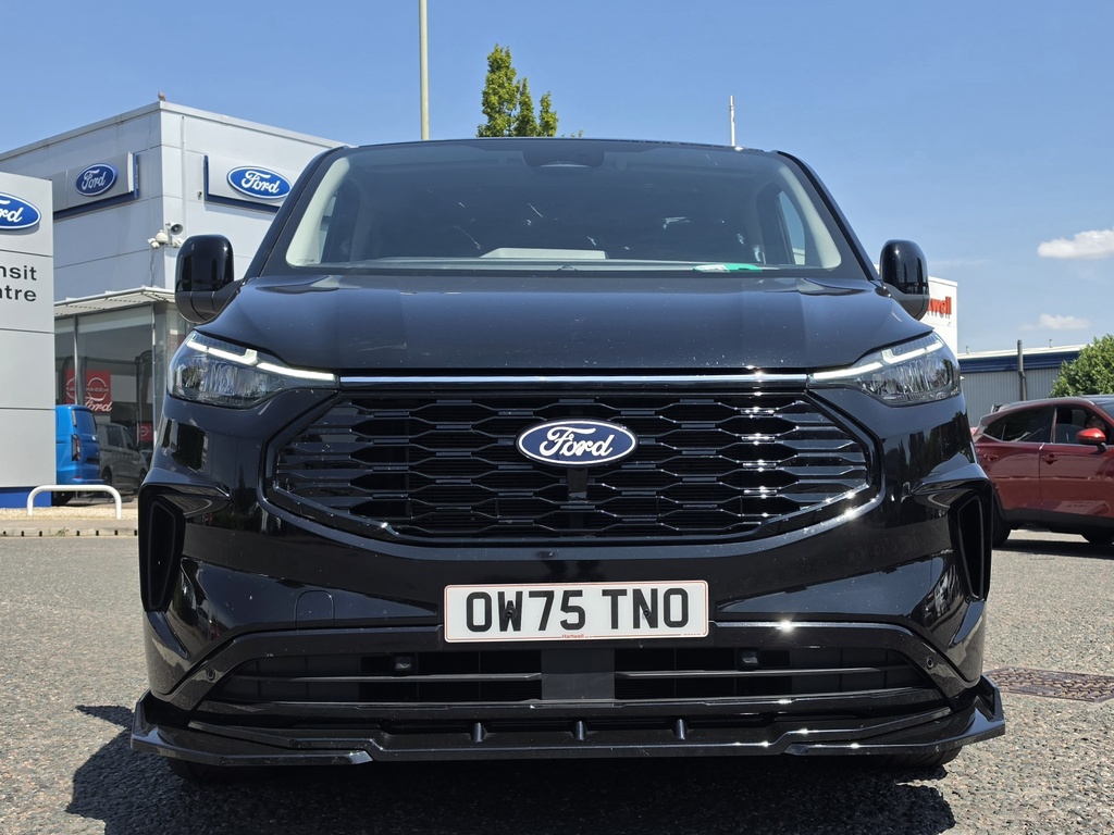 Ford Transit Custom 320 L2 5 Seat Double Cab Obsidian 2.0 Ecoblue 170P OW75TNO Black #2