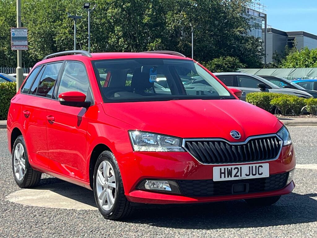 Skoda Fabia 1.0 Tsi Se Estate Dsg Euro 6 Ss 95 Red
