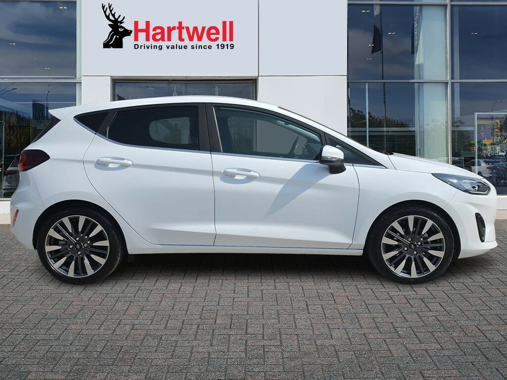 Ford Fiesta 1.0T Ecoboost Mhev Titanium X Hatchback White #2