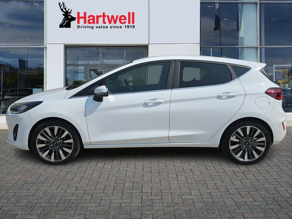 Ford Fiesta 1.0T Ecoboost Mhev Titanium X Hatchback White #6