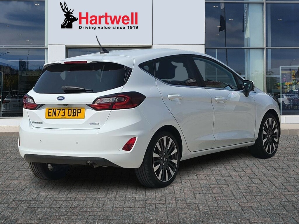 Ford Fiesta 1.0T Ecoboost Mhev Titanium X Hatchback White #3