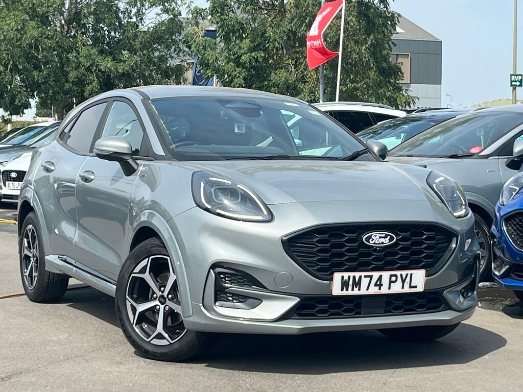 Ford Puma 1.0T Ecoboost Mhev St-line Suv Hybrid M WM74PYL Silver