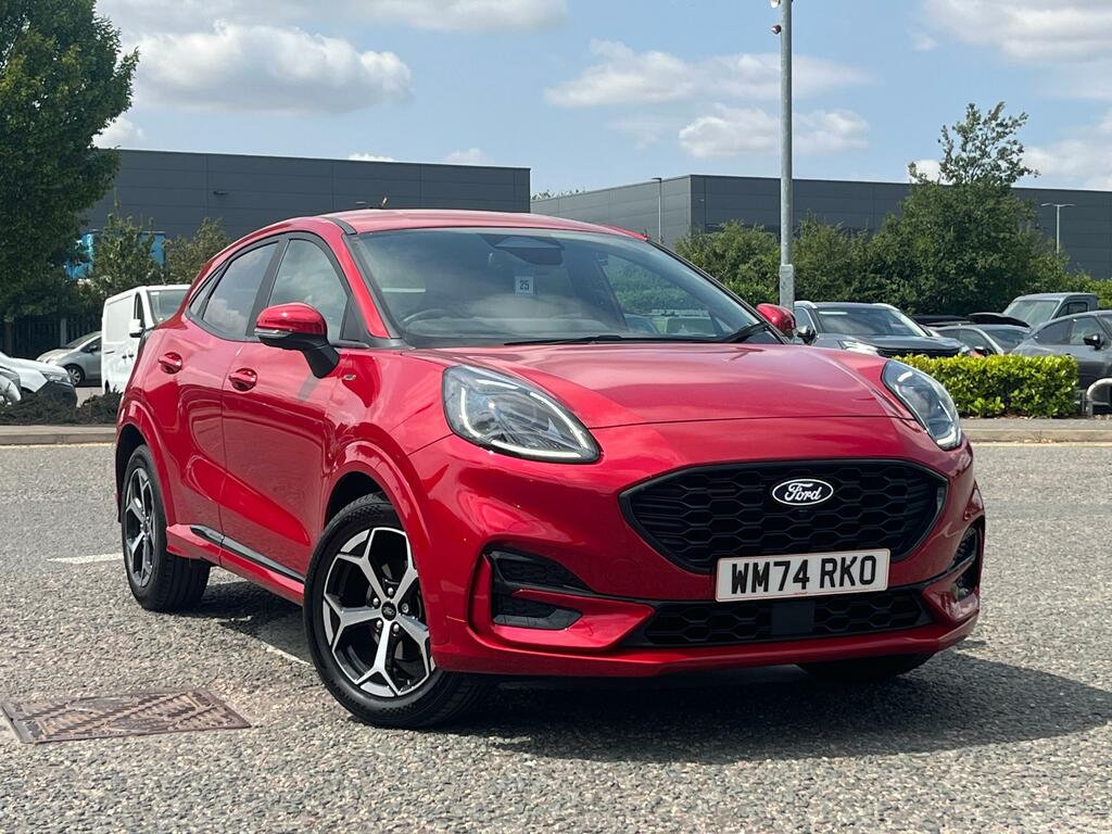 Ford Puma 1.0T Ecoboost Mhev St-line Suv Hybrid M Red