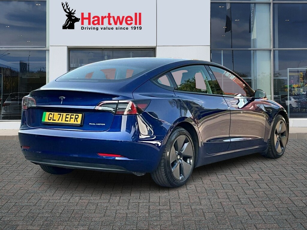 Tesla Model 3 Dual Motor Long Range Saloon 4 Blue #3