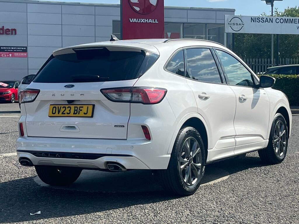 Ford Kuga 2.5 Ecoboost Duratec 14.4Kwh St-line Suv Petro OV23BFJ White #5