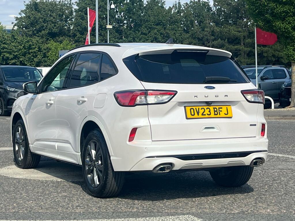 Ford Kuga 2.5 Ecoboost Duratec 14.4Kwh St-line Suv Petro OV23BFJ White #3
