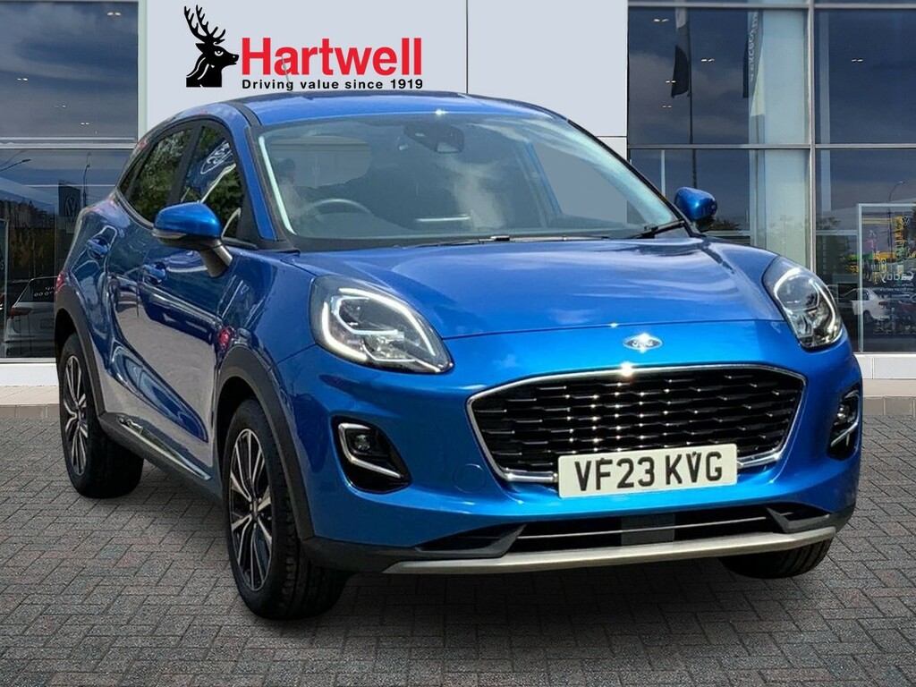 Ford Puma 1.0T Ecoboost Mhev Titanium Suv Hybrid Blue