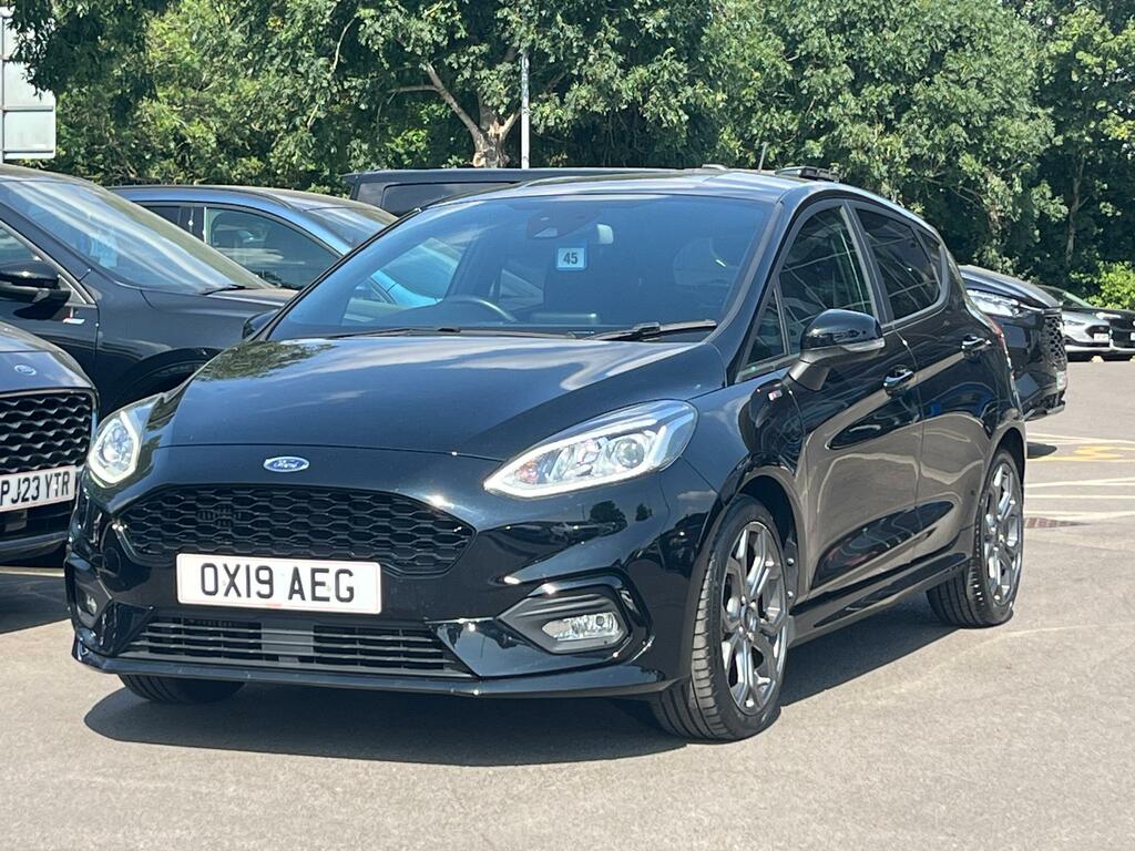 Ford Fiesta 1.0T Ecoboost Gpf St-line Hatchback Man OX19AEG Black #4