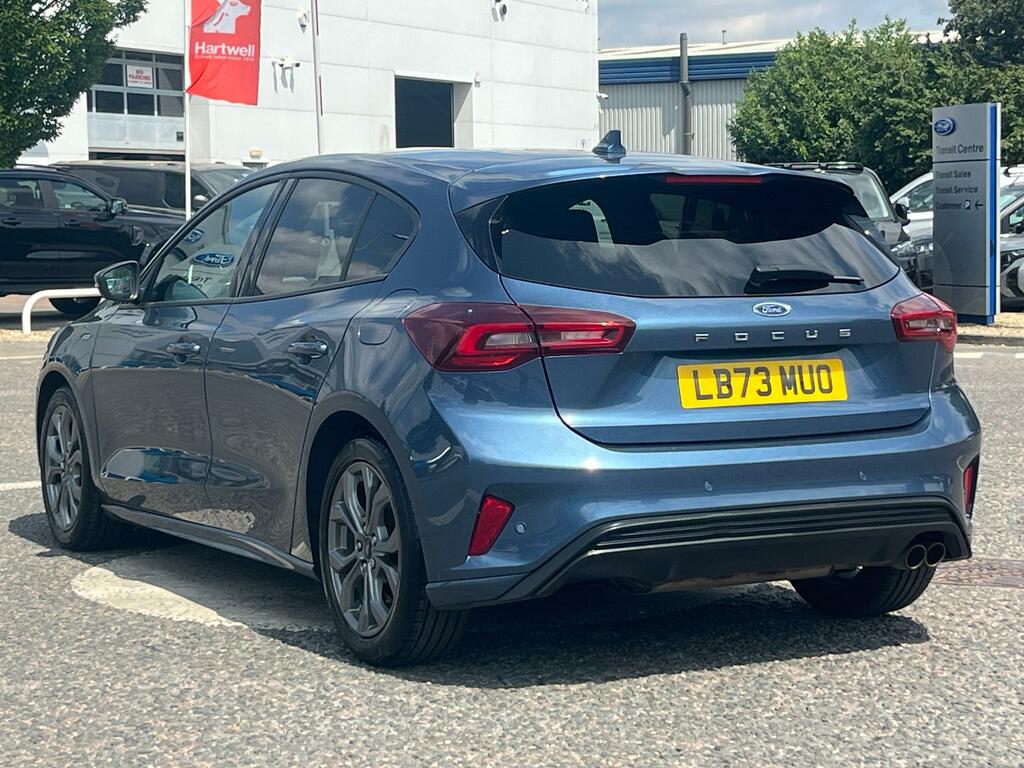 Ford Focus 1.0T Ecoboost St-line Hatchback LB73MUO Blue #3