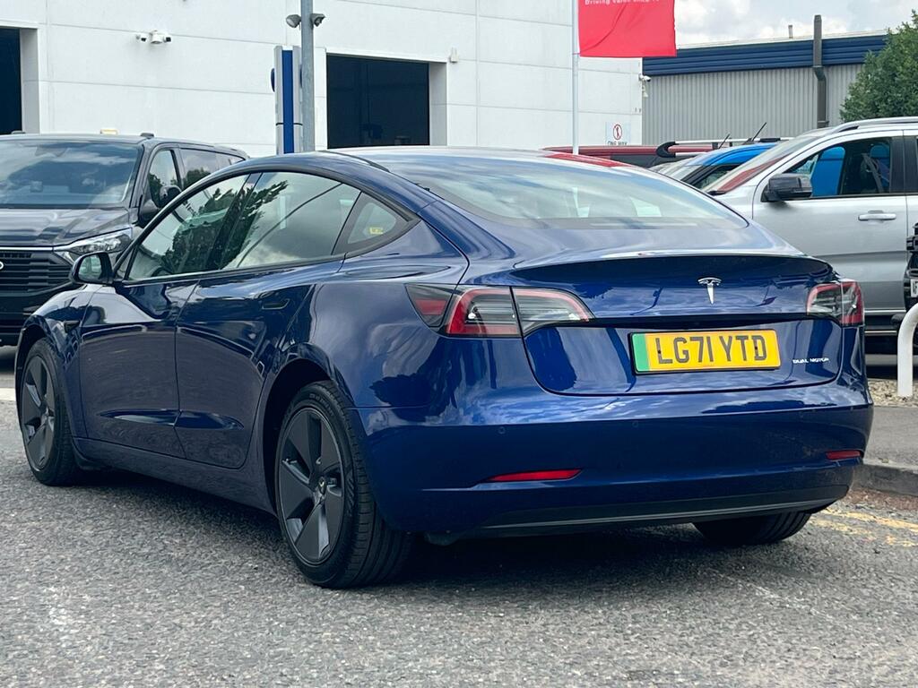 Tesla Model 3 Dual Motor Long Range Saloon 4 Blue #2