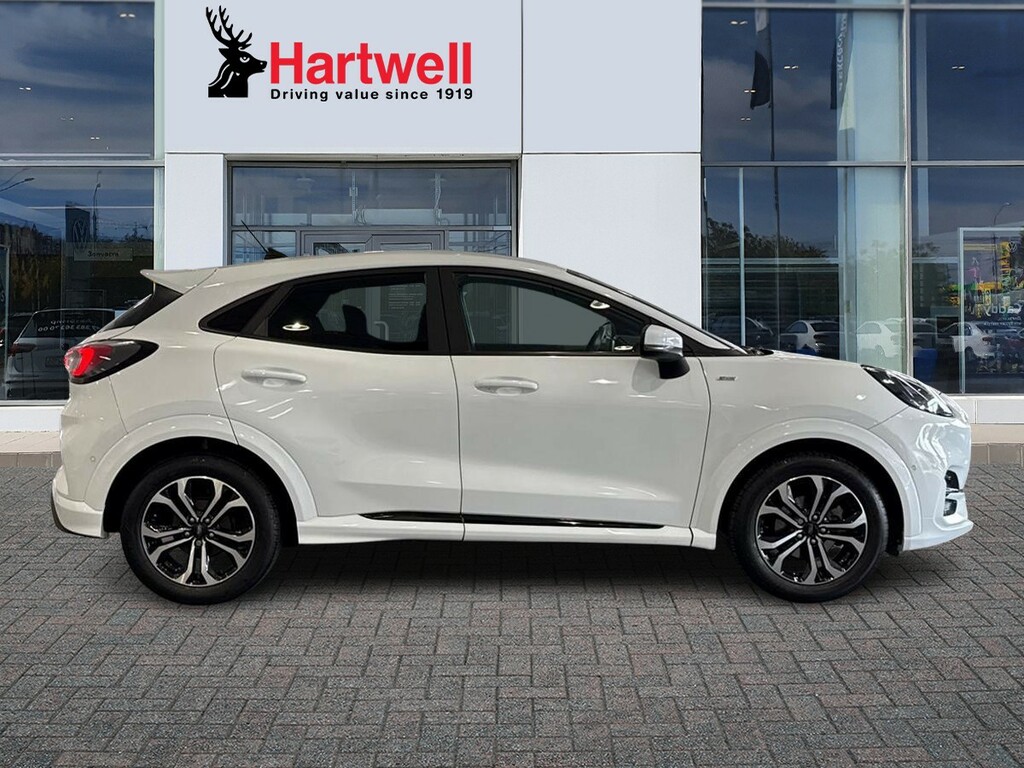 Ford Puma 1.0T Ecoboost Mhev St-line Suv Hybrid M White #2