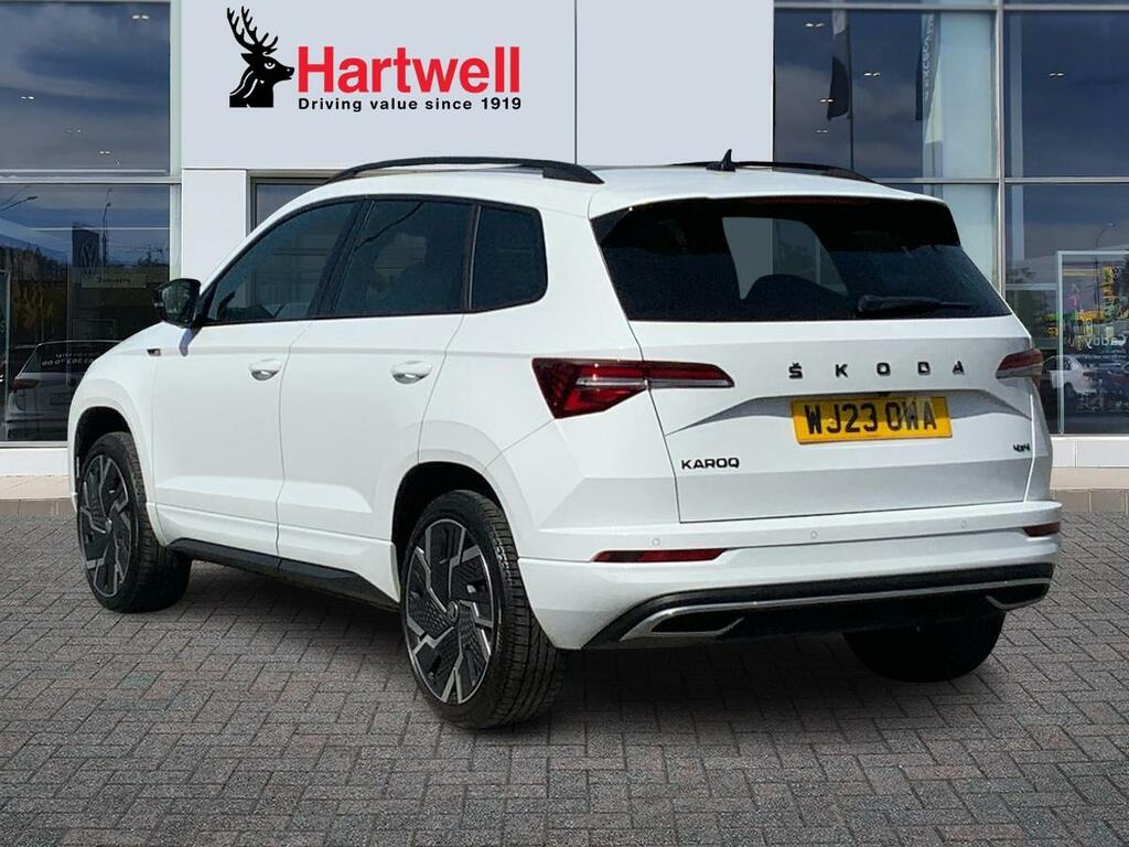 Skoda Karoq 2.0 Tsi Sportline Suv Dsg 4Wd Euro 6 S White #5