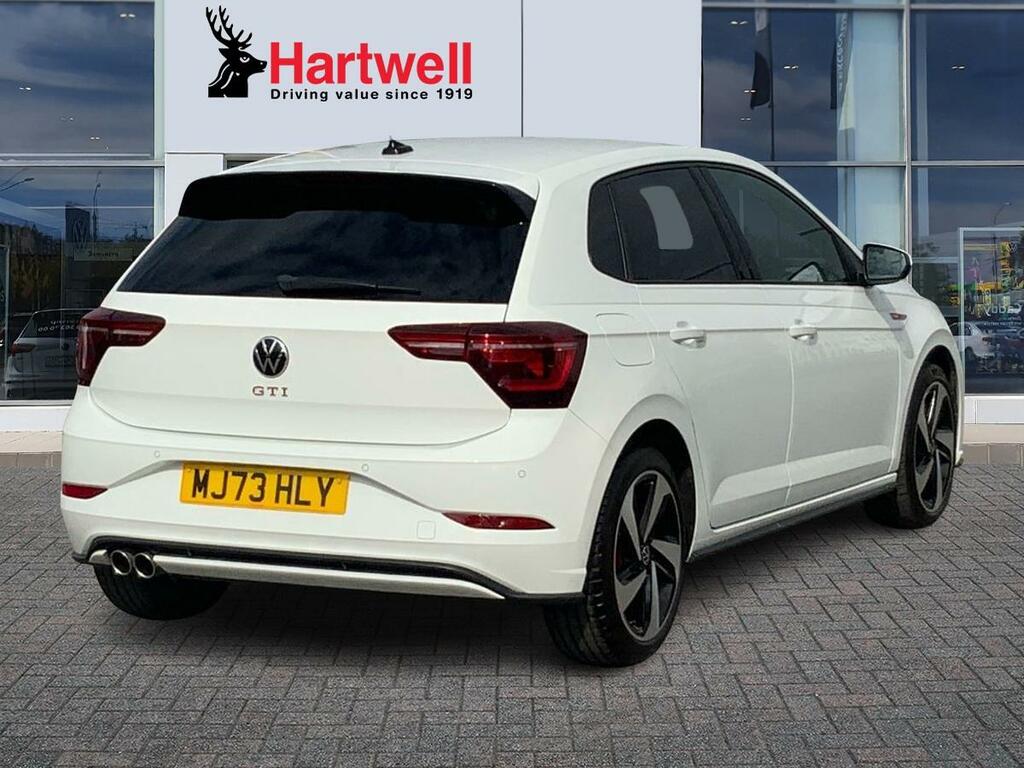 Volkswagen Polo 2.0 Tsi Gti Hatchback Dsg Euro 6 Ss White #3