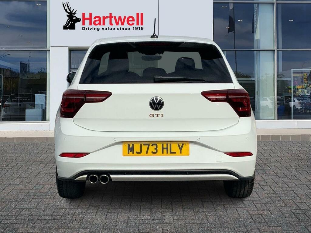 Volkswagen Polo 2.0 Tsi Gti Hatchback Dsg Euro 6 Ss White #4