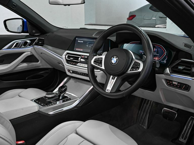 BMW 4 Series 420D Mht M Sport Step Convertible Blue