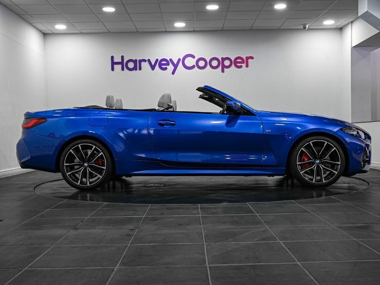 BMW 4 Series 420D Mht M Sport Step Convertible Blue #3