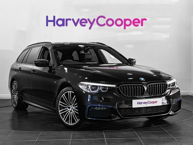 BMW 5 Series 520D Mht M Sport Touring HV70WPP Black