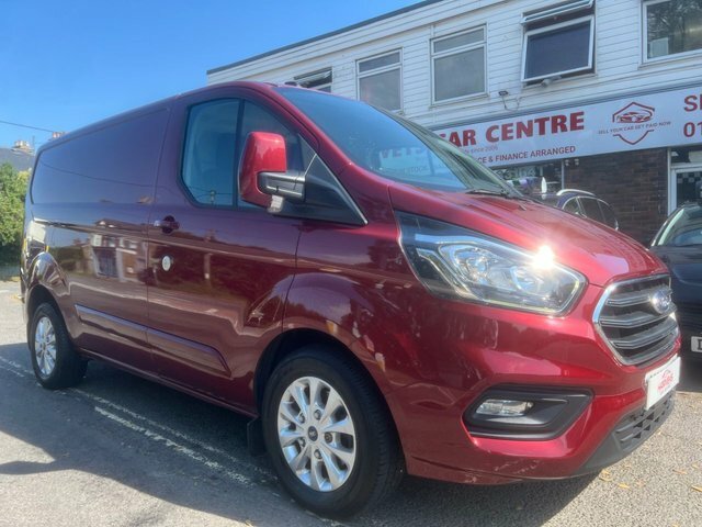 Ford Transit Custom 1.0 340 Ecoboost 13.6Kwh Limited Panel Van Pet AK20NKG Red #3