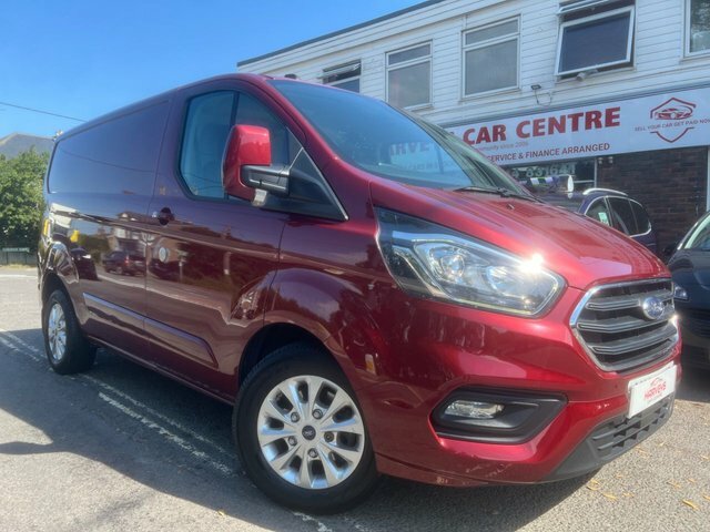 Ford Transit Custom 1.0 340 Ecoboost 13.6Kwh Limited Panel Van Pet AK20NKG Red #2