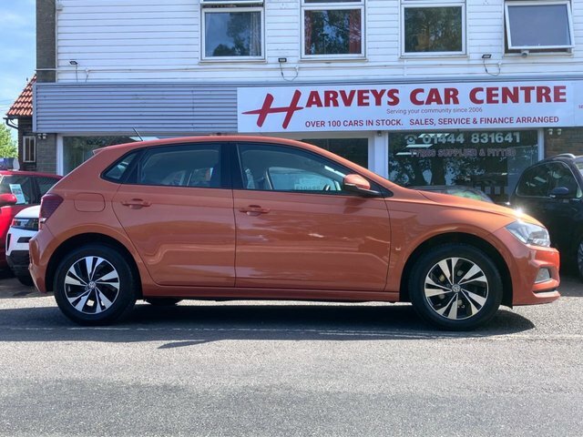 Volkswagen Polo 1.0 Se Hatchback Euro 6 S S 6 Orange