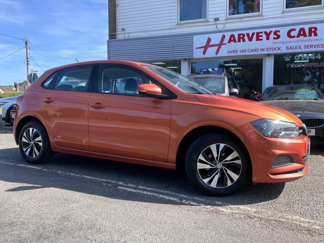 Volkswagen Polo 1.0 Se Hatchback Euro 6 S S 6 DN18PBO Orange #2
