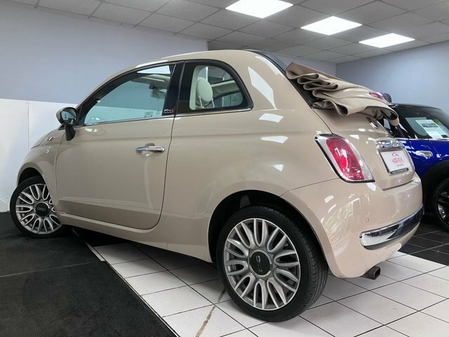 Fiat 500C Convertible White #32