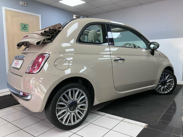 Fiat 500C Convertible White #36