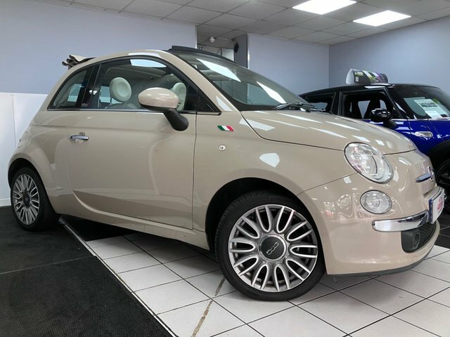 Fiat 500C Convertible White #8