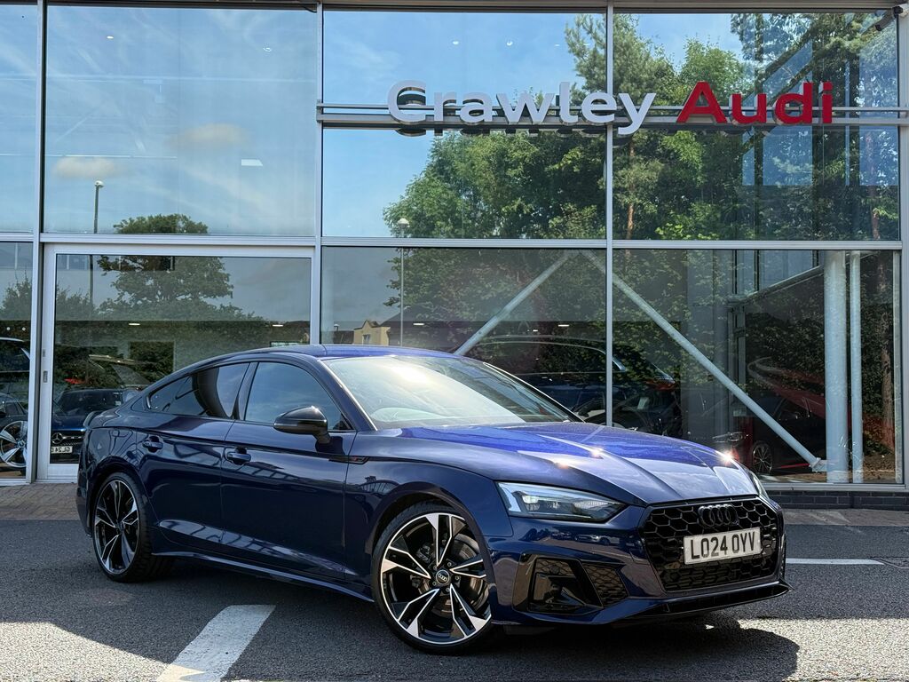 Audi A5 Black Edition Blue