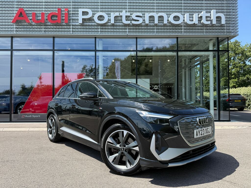 Audi Q4 E Tron S Line Black