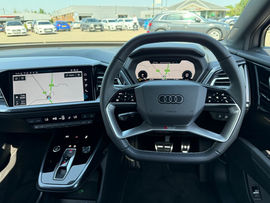 Audi Q4 E Tron Black Edition Black #6
