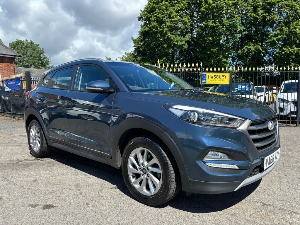 Hyundai Tucson 1.7 Crdi Blue Drive Se Nav Suv E VA66VZY Blue
