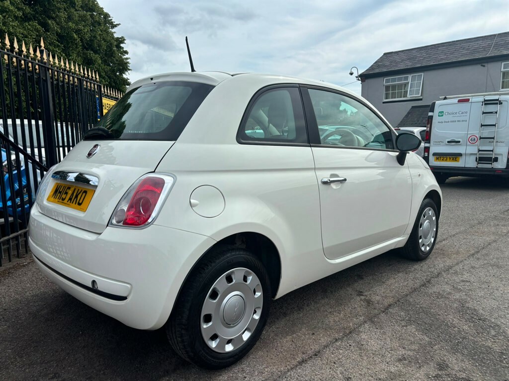 Fiat 500 1.2 Pop Hatchback Euro 6 Ss White #6