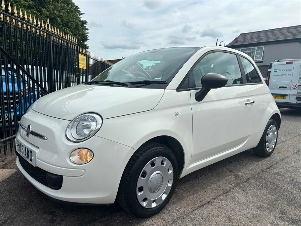 Fiat 500 Hatchback 0.9 Twinair Lounge Euro 6 Ss 201 White #17