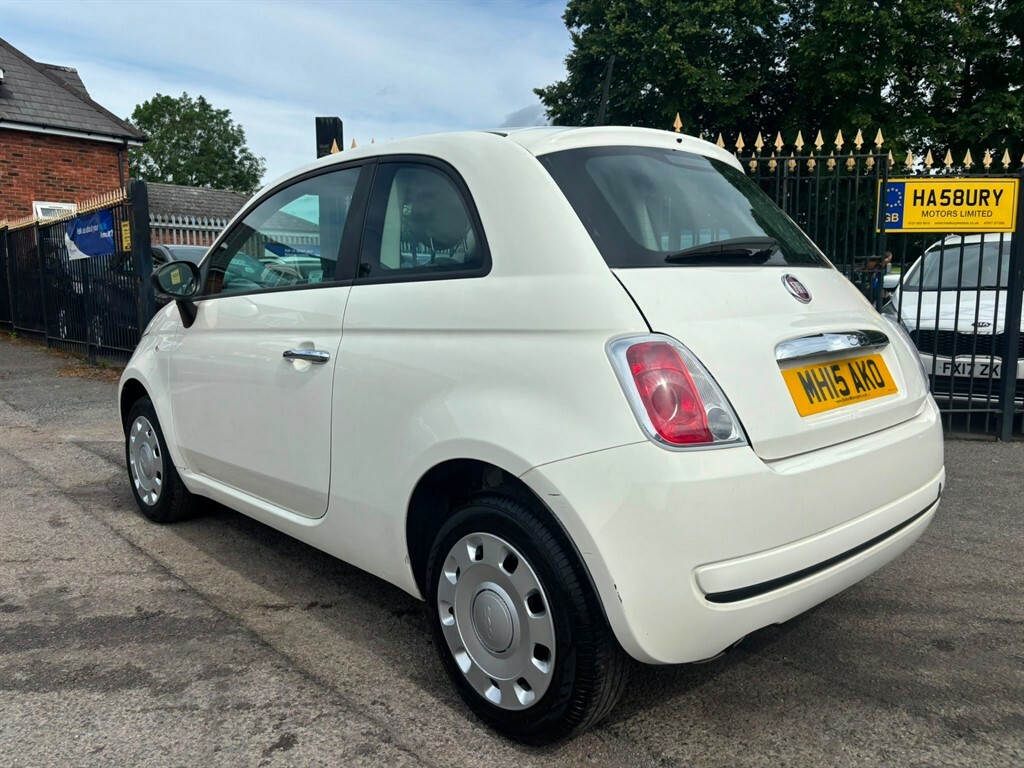 Fiat 500 Hatchback 0.9 Twinair Lounge Euro 6 Ss 201 White #15