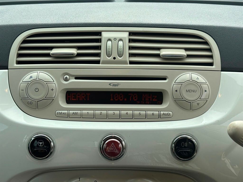 Fiat 500 Hatchback 0.9 Twinair Lounge Euro 6 Ss 201 White #8