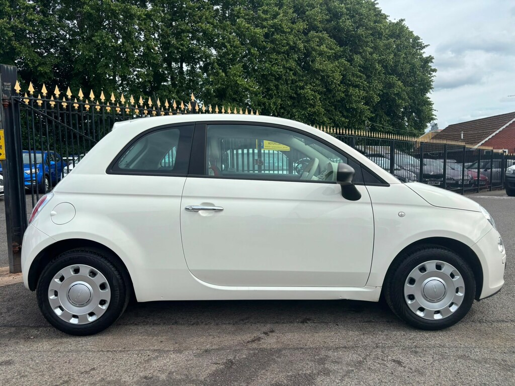 Fiat 500 1.2 Pop Hatchback Euro 6 Ss White #5