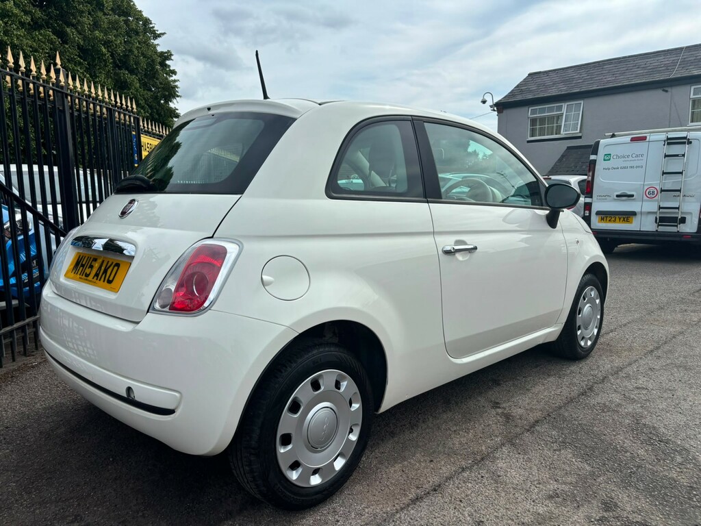 Fiat 500 1.2 Pop Hatchback Euro 6 Ss White #6