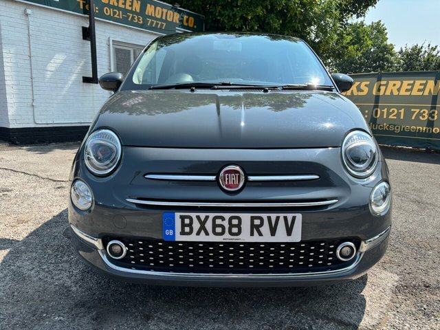 Fiat 500 1.2 Lounge Hatchback Euro 6 Ss Grey #2