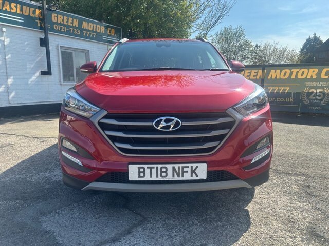Hyundai Tucson 1.6 Gdi Blue Drive Se Nav Suv Eu Red #2