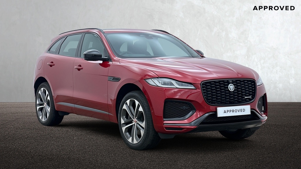 Jaguar F-Pace P400e R-dynamic Hse Black Firenze Red Red