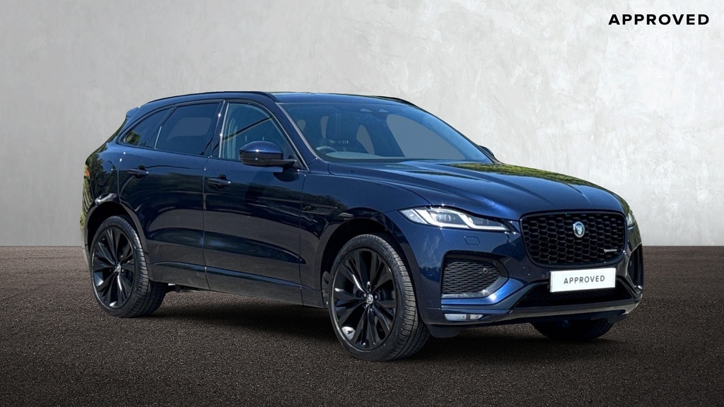 Jaguar F-Pace D200 R-dynamic Hse Black Portofino Blue Blue