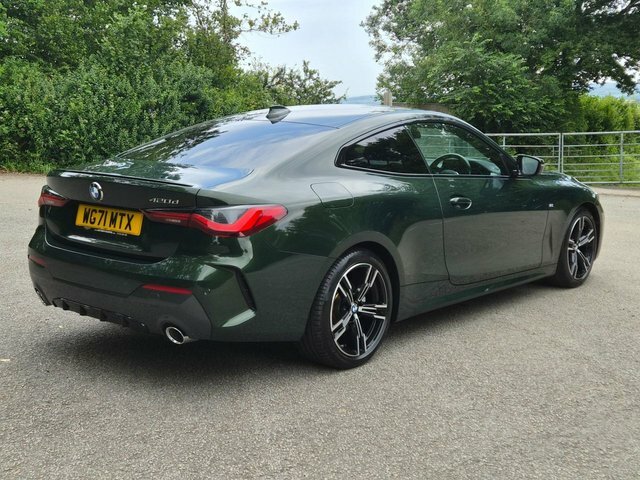 BMW 4 Series Gran Coupe 2022 2.0 420D Mht M Sport Coupe Hybrid Green #4